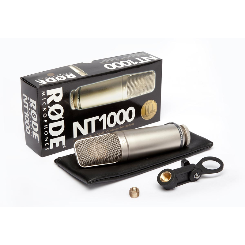 RODE - Microfono a condensatore, diaframma largo da 1”, risposta polare Cardioide