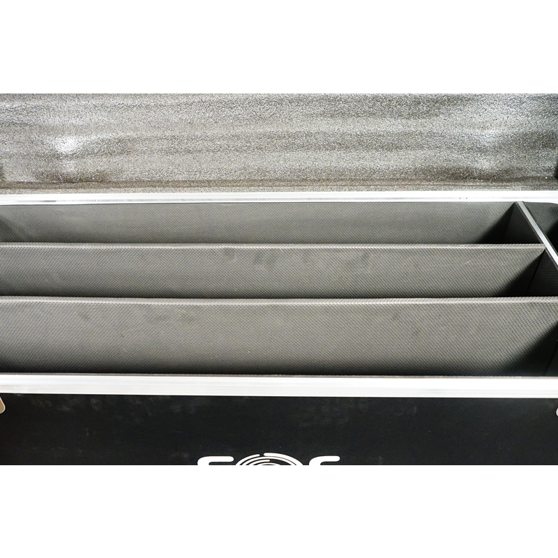 FOS TECHNOLOGIES - Flight case con ruote per 6 unità Glow