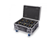 CENTOLIGHT - Set di 6 PAR 6x10W a Batteria IP65 con Flight Case con funzione ricarica