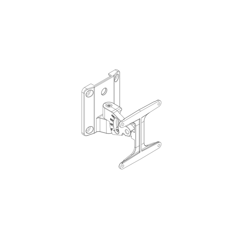 FBT - Directional wall mount for Canto 8/Keiron 8. White