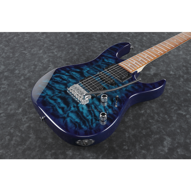 Chitarre Elettriche - IBANEZ - GRX70QA-TBB Transparent Blue Burst