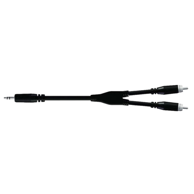 PROEL - Cavo adattatore “Y” con connessioni stampate PROEL spina jack St Ø 3.5mm/2 x spina RCA